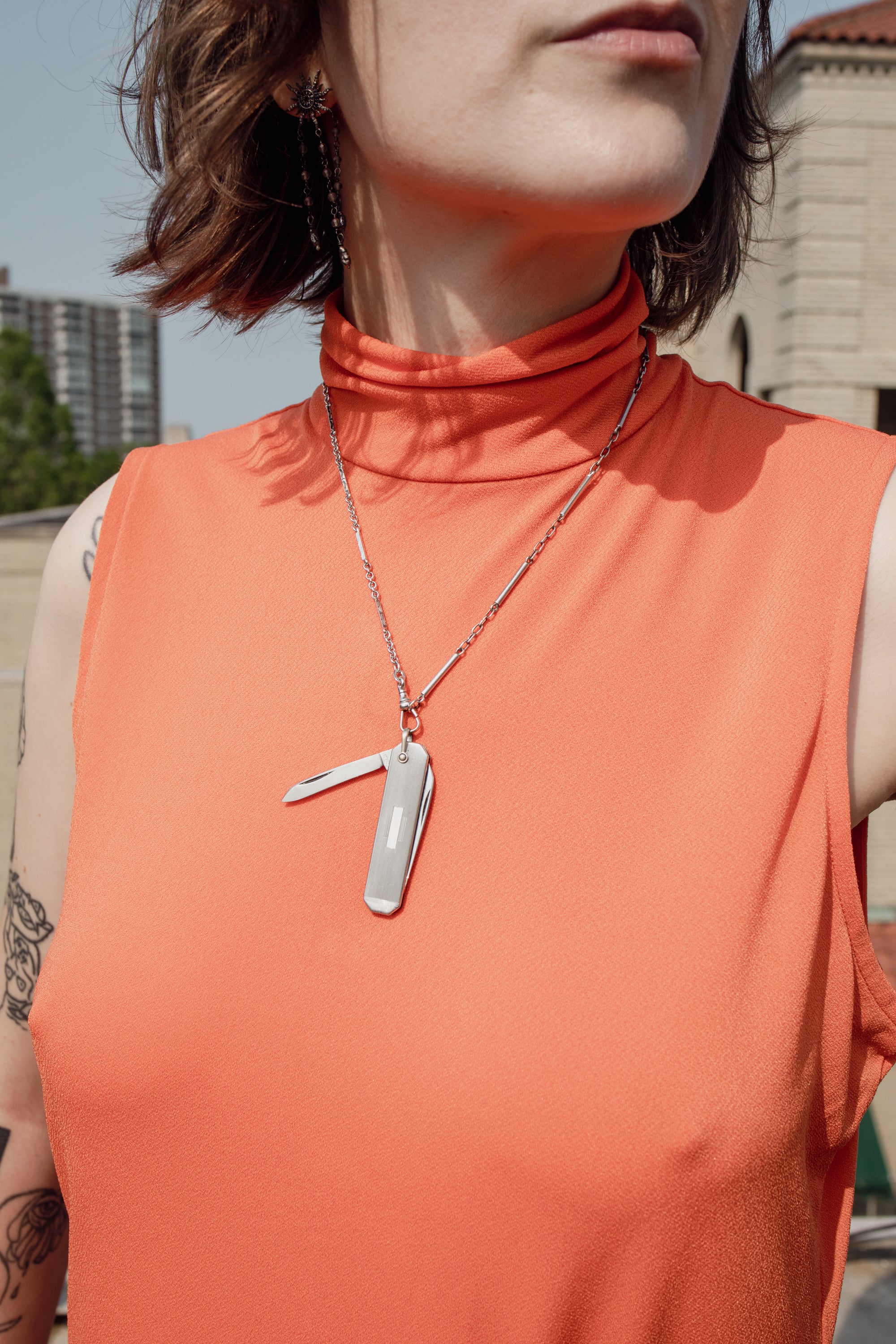 Pocket Knife Necklace