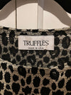 Truffles Semi Sheer Leopard Print Shirt