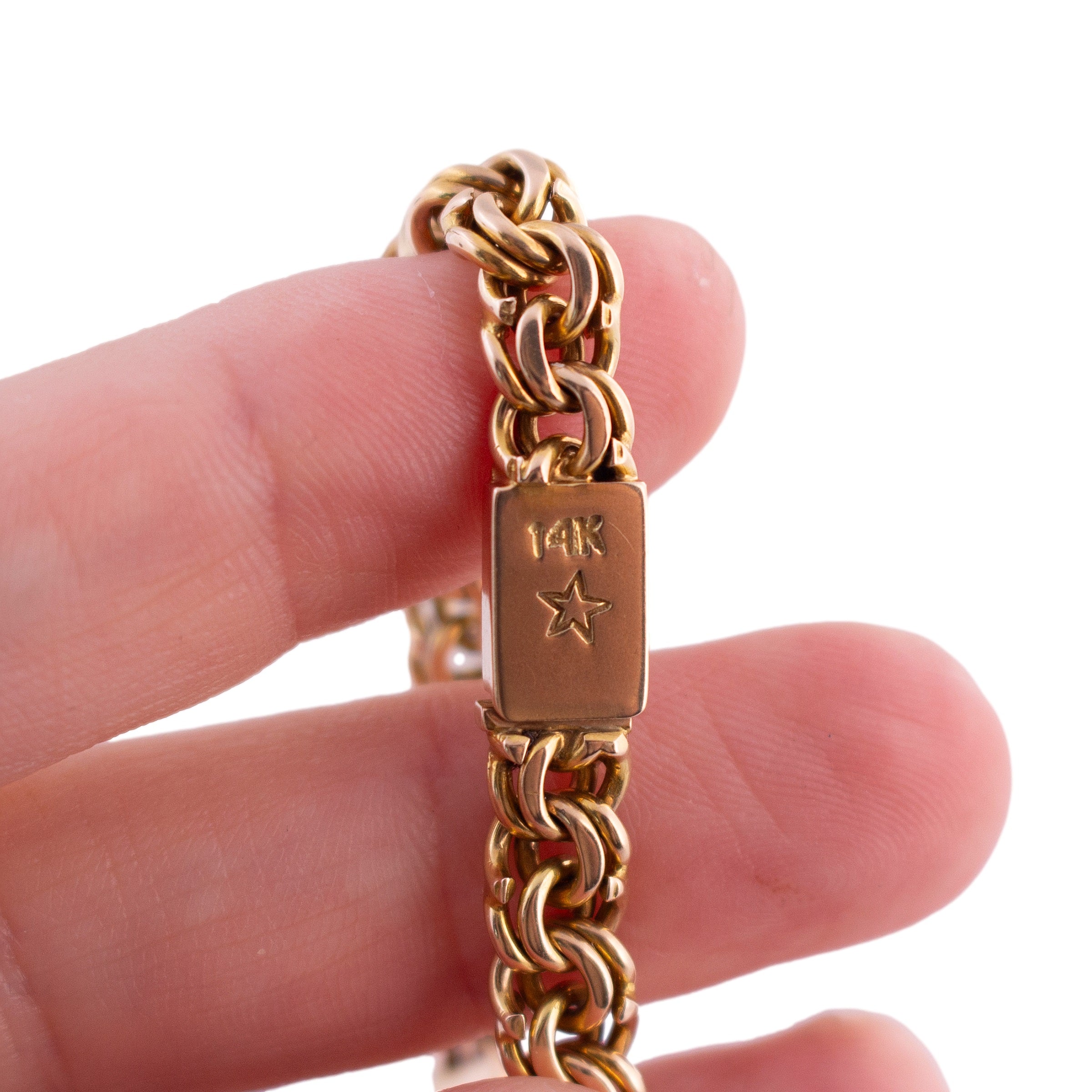 14K Gold ID Bracelet