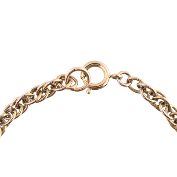 Vintage Gold Plated Rope Bracelet