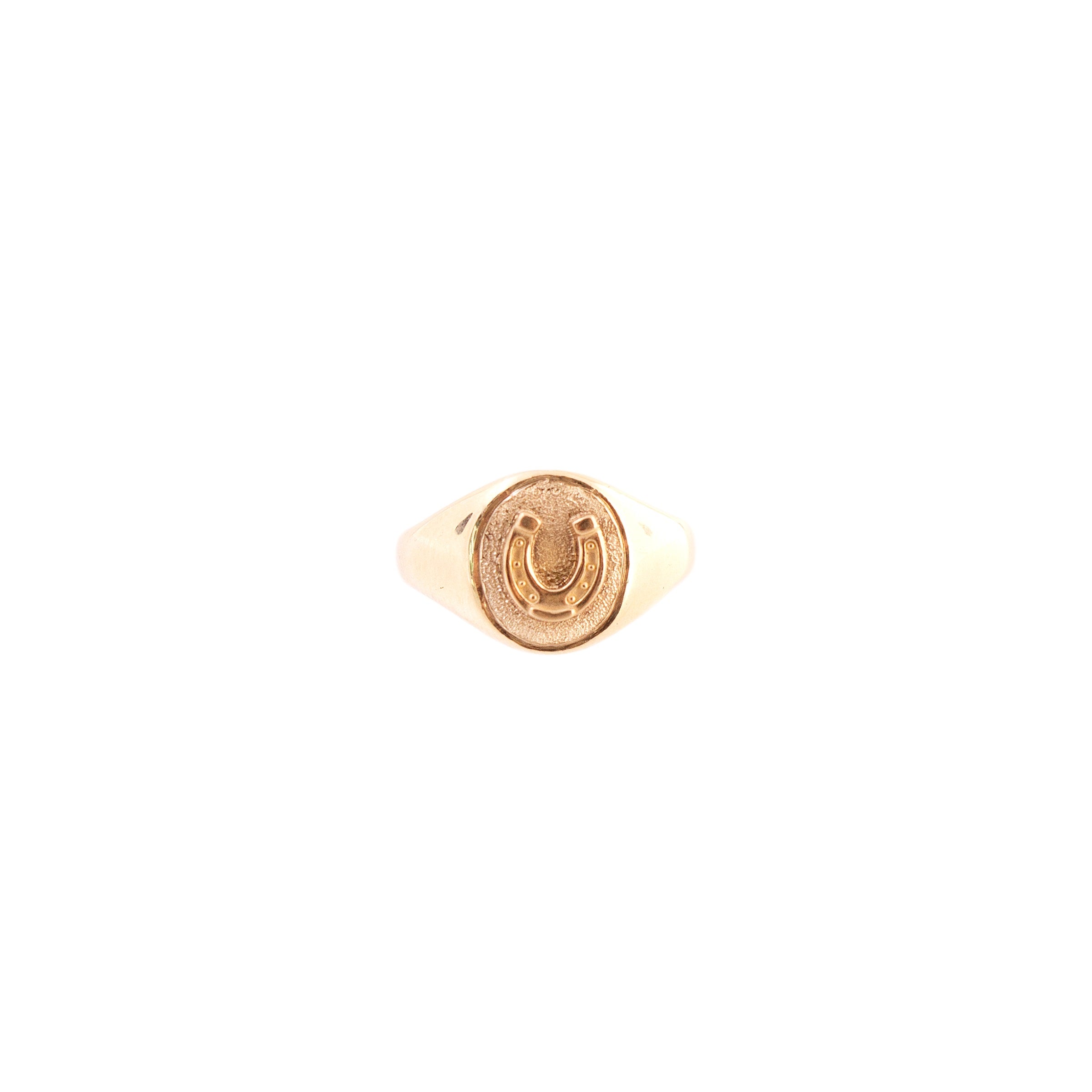 Upcycled Try Your Luck Signet Ring