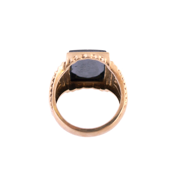 Hematite Intaglio Ring