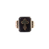 Upcycled 10K/14K Gold Cross Ring