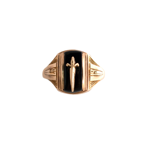 Class of Dagger Onyx Ring