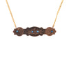 Upcycled Turquoise Bar Necklace