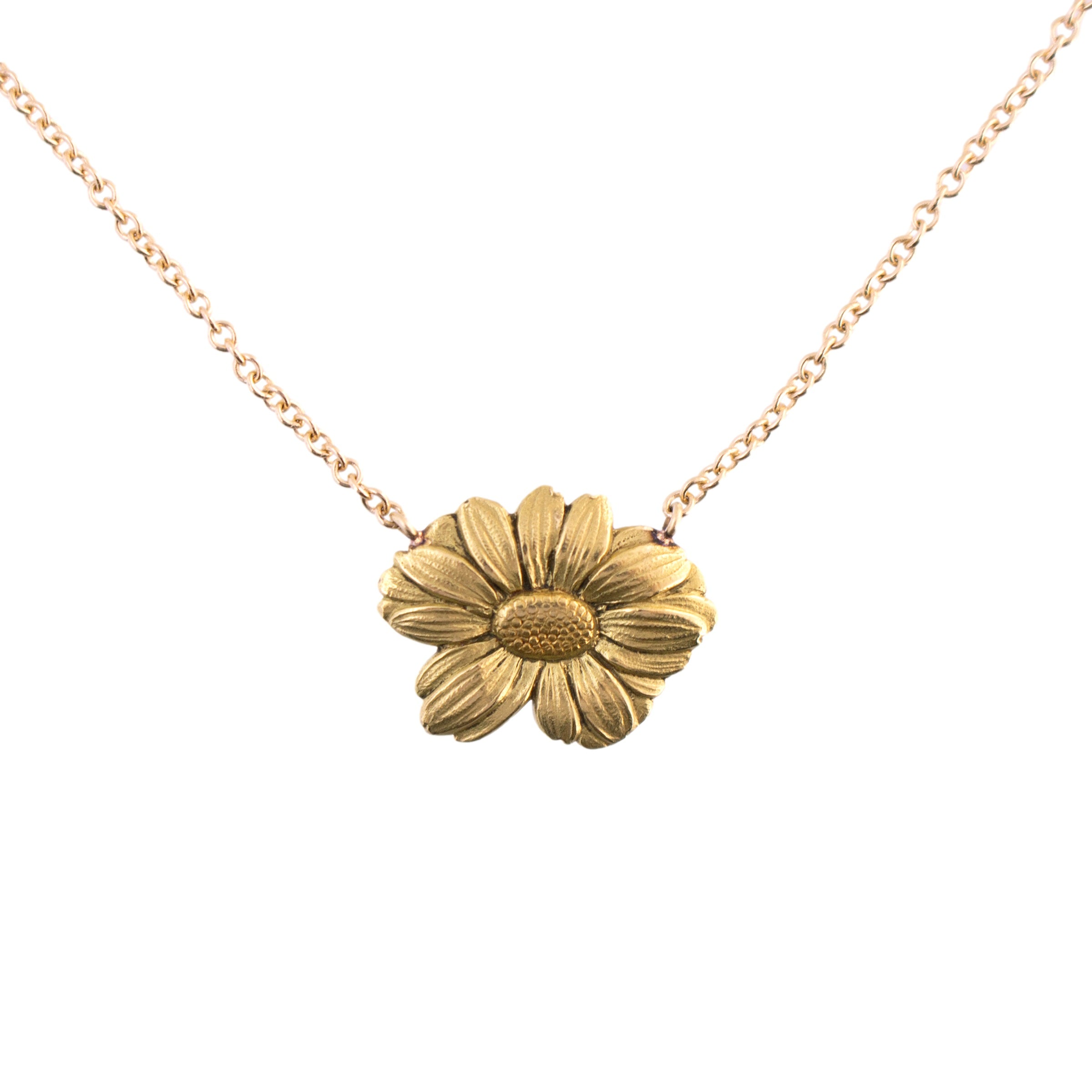 Upcycled Flower Necklace