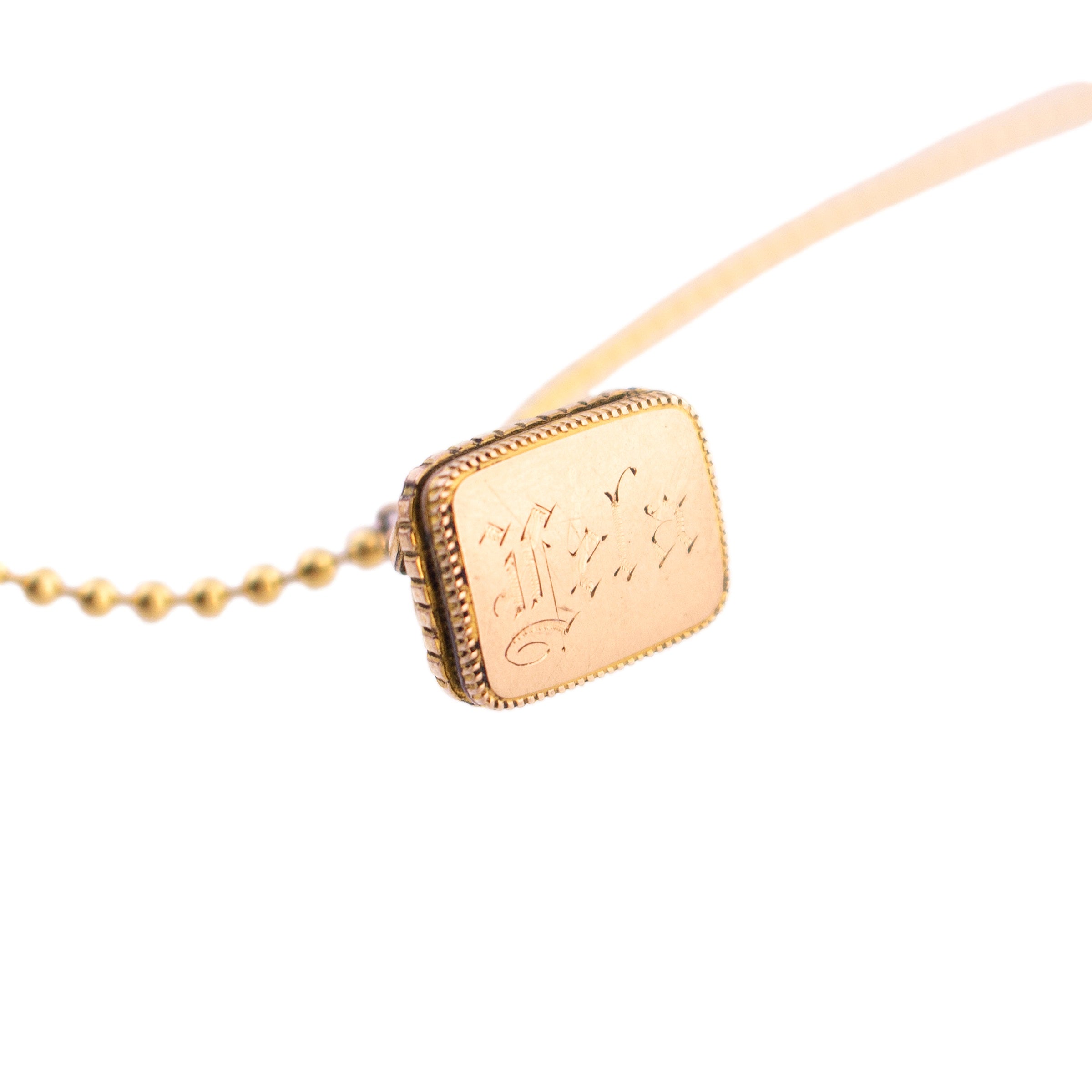 Upcycled Gold Filled Fob Necklace