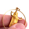 18K Gold Thai Amulet Charm