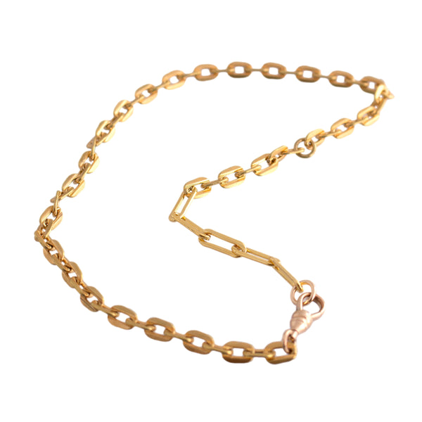 Gold Filled Watch Chain Necklace