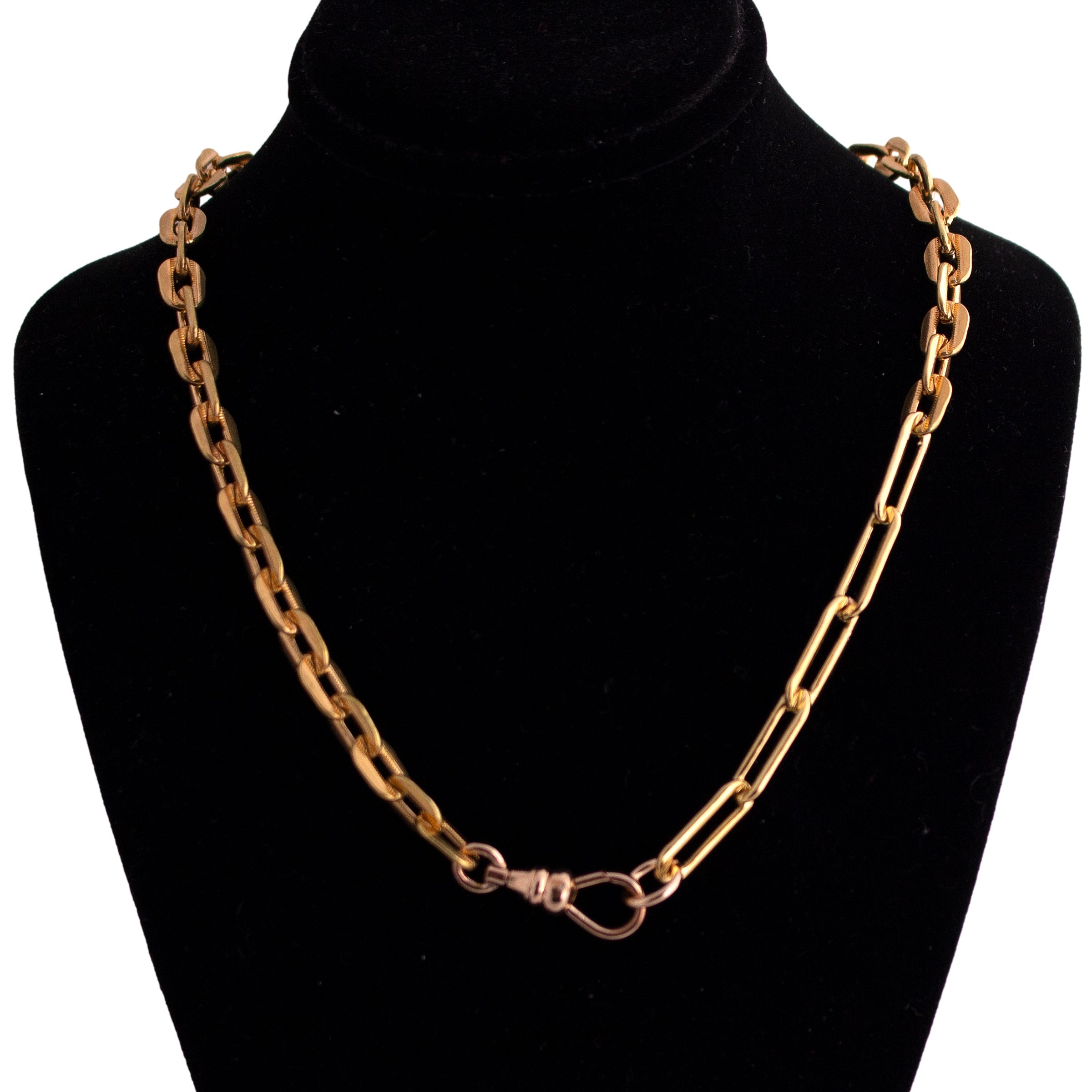 Gold Filled Watch Chain Necklace