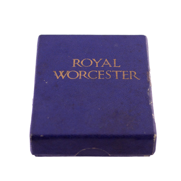 Queen Elizabeth II Royal Worcester Coronation Brooch