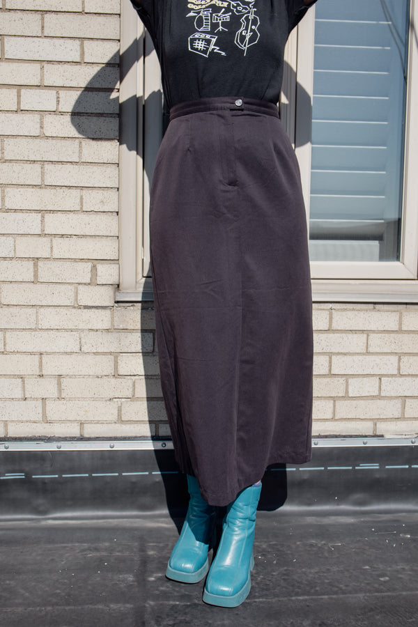 Black Midi Skirt