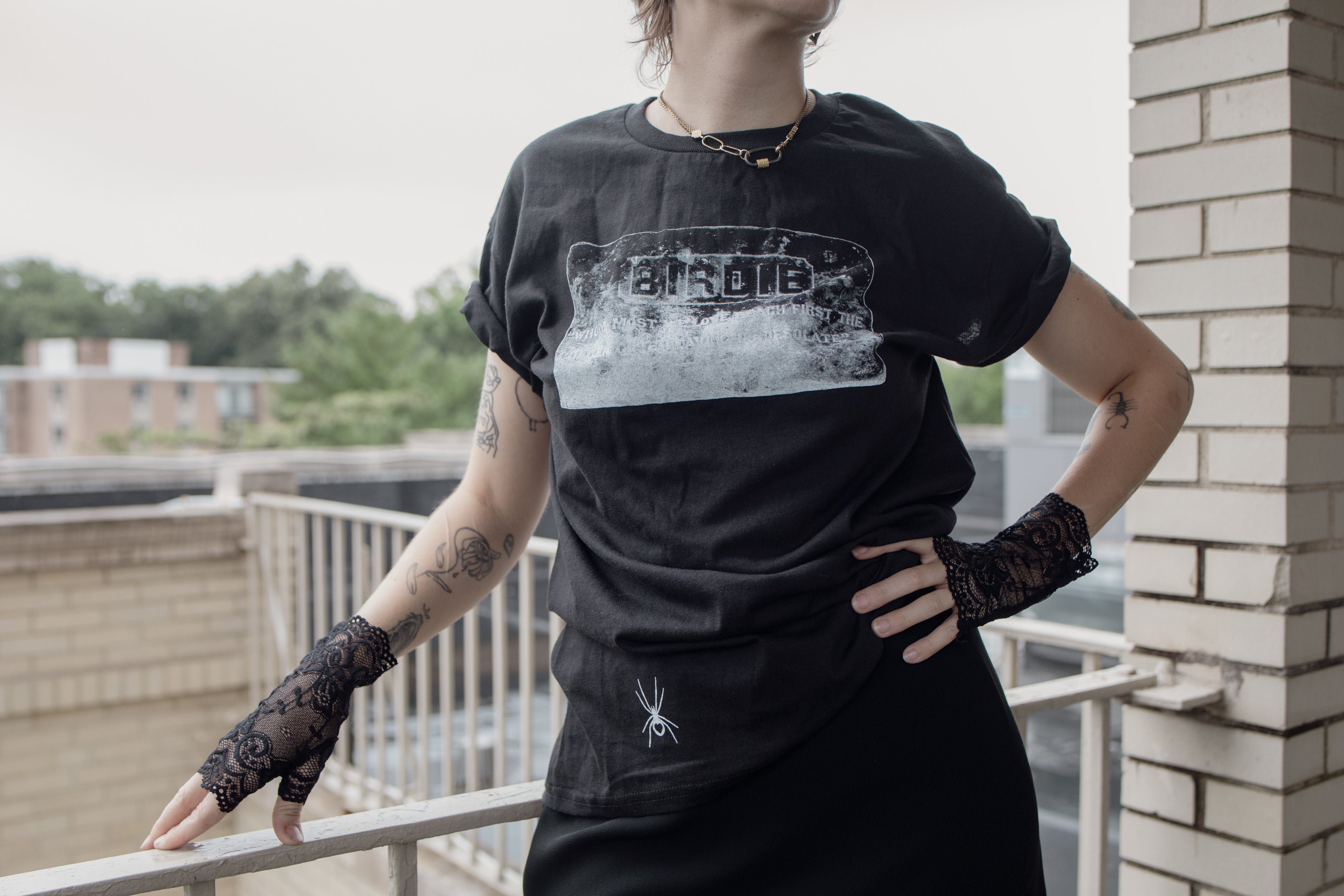 Haus of Mourning Birdie Black T-Shirt