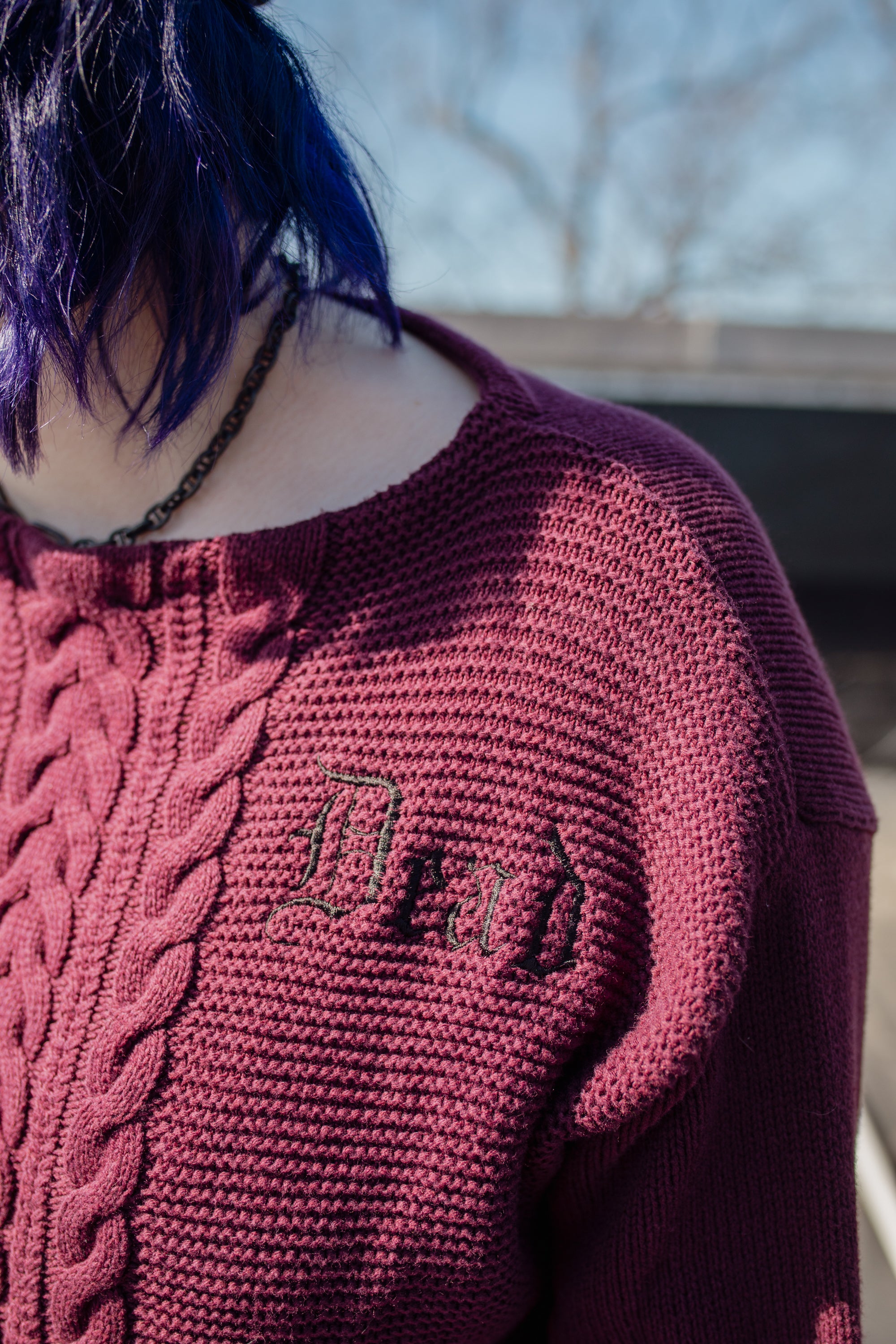 Dead Distressed Sweater