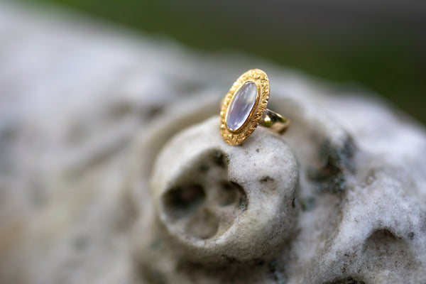 Upcycled Moonstone Ring