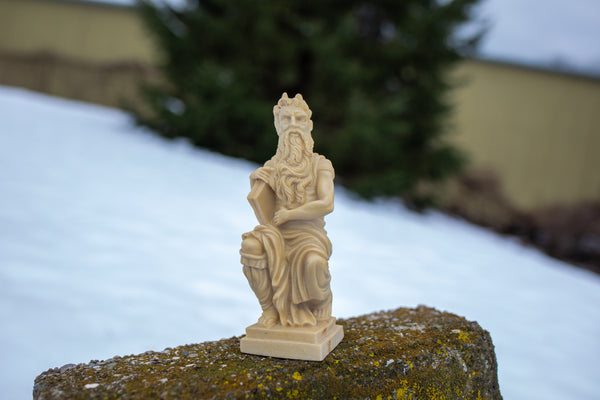 Small Moses Carved Statue