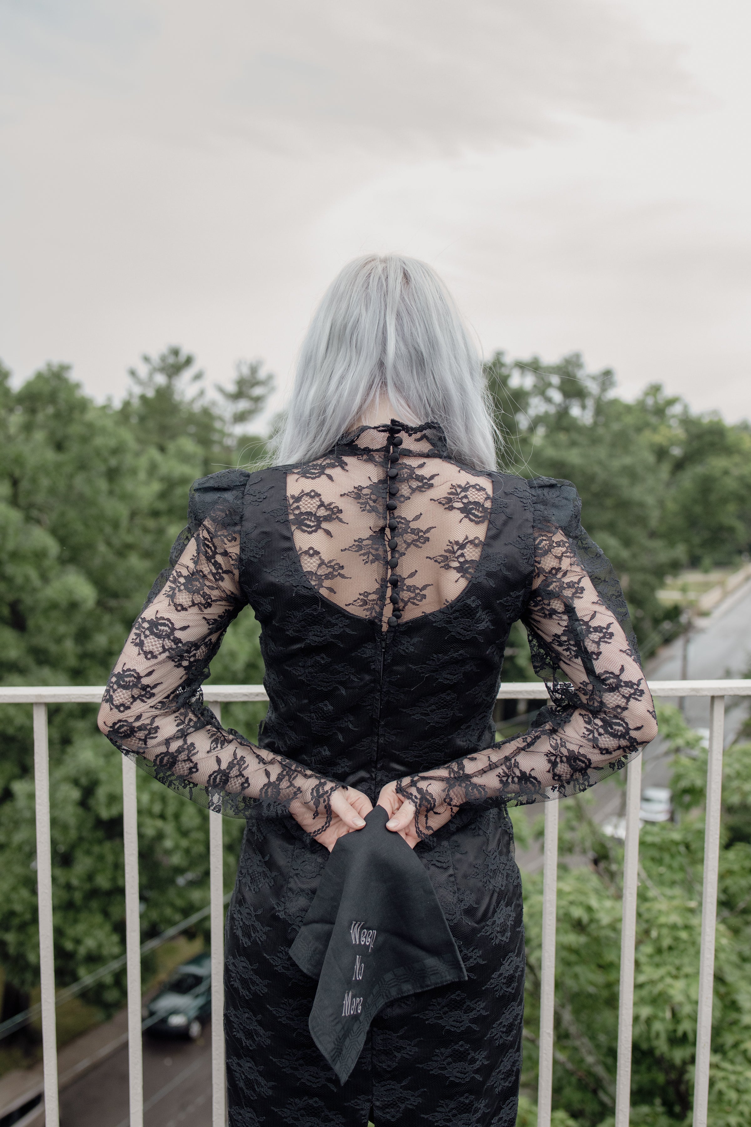 Goth Black Lace Dress