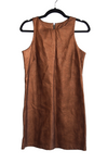 Vegan Leather Bronze Dress