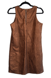 Vegan Leather Bronze Dress