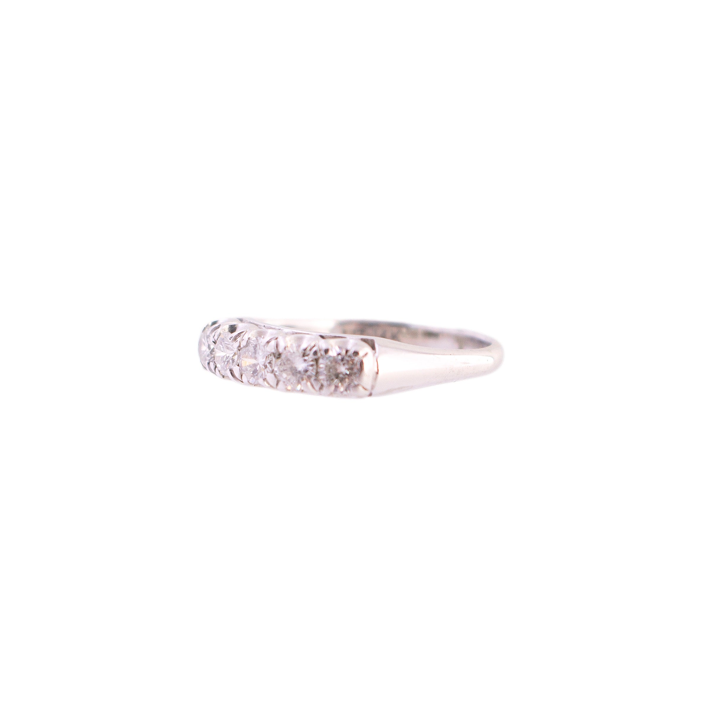 5 Diamond Wedding Band