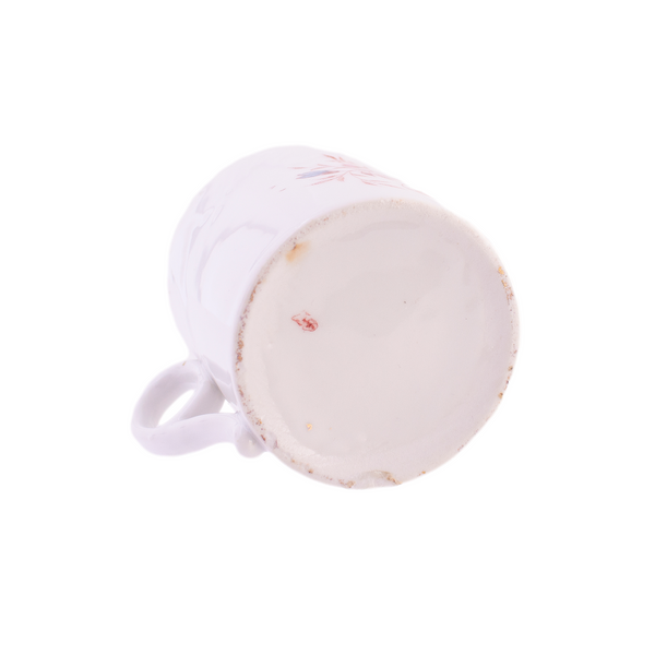White Floral Think of Me Tea Cup