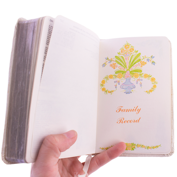 Vintage Bridal Bible