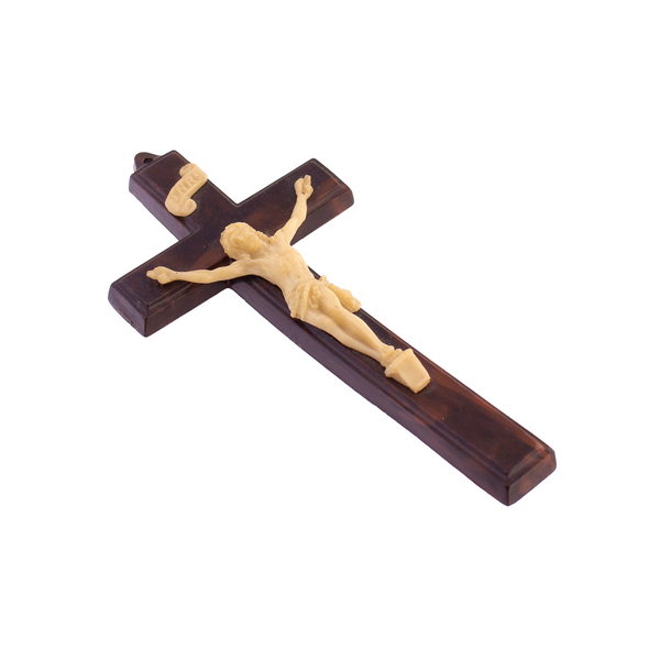 Small Brown Crucifix