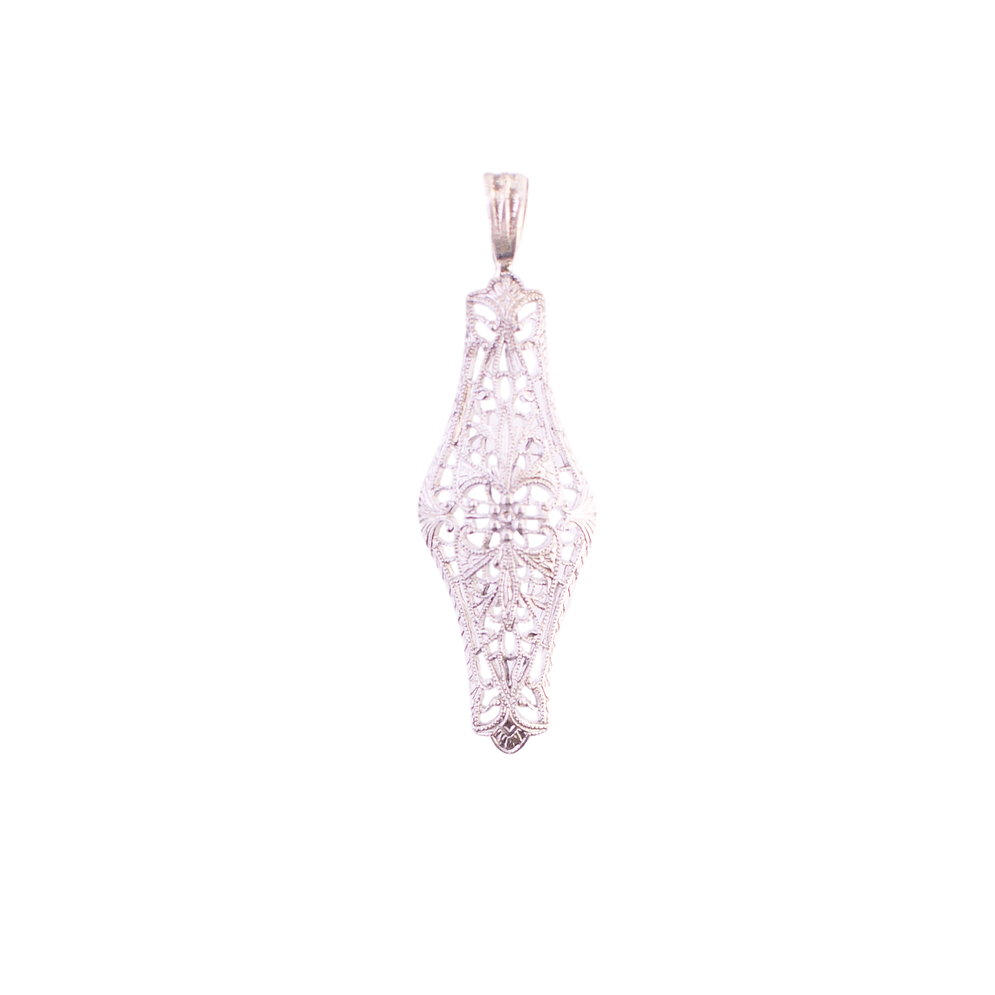 Sterling Filigree Pendant