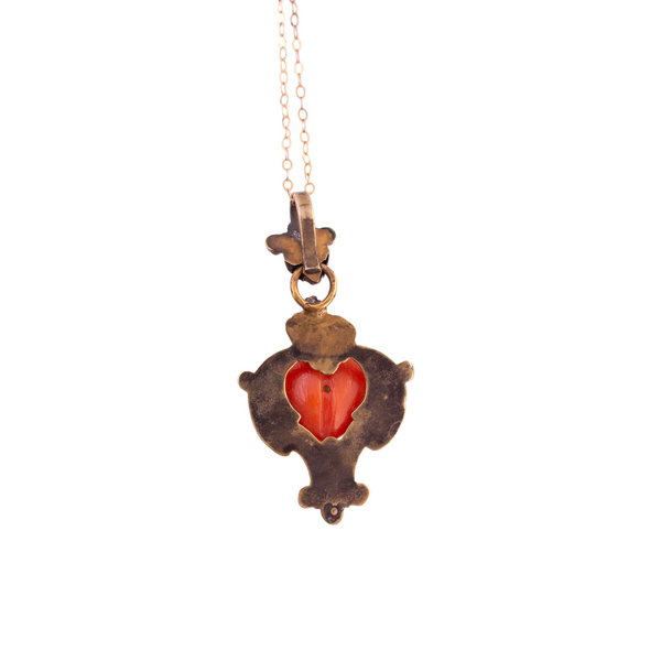 Antique Cherub Cameo Necklace