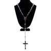 Silver Crystal Rosary
